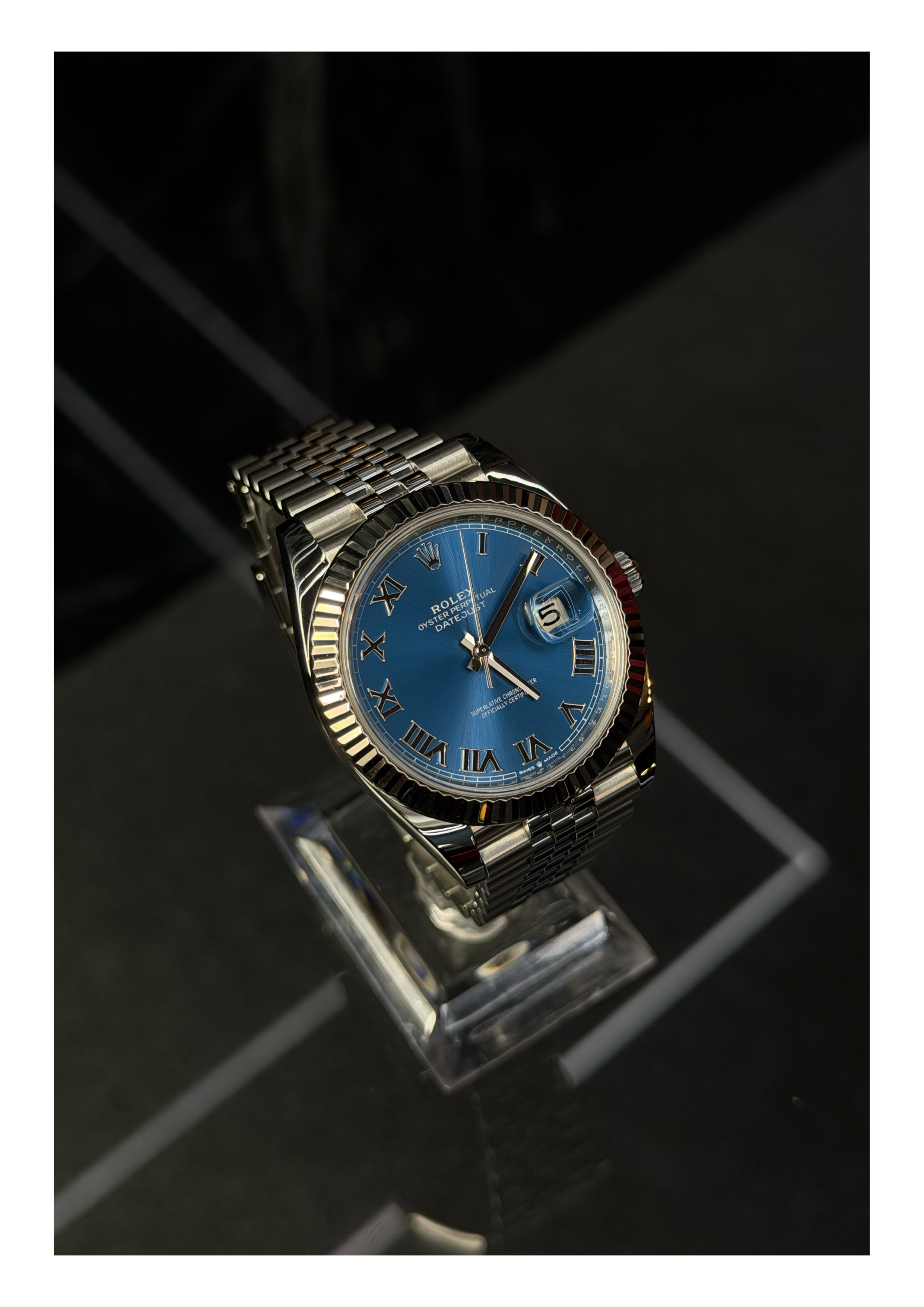 ROLEX DATEJUST AZZURRO 41