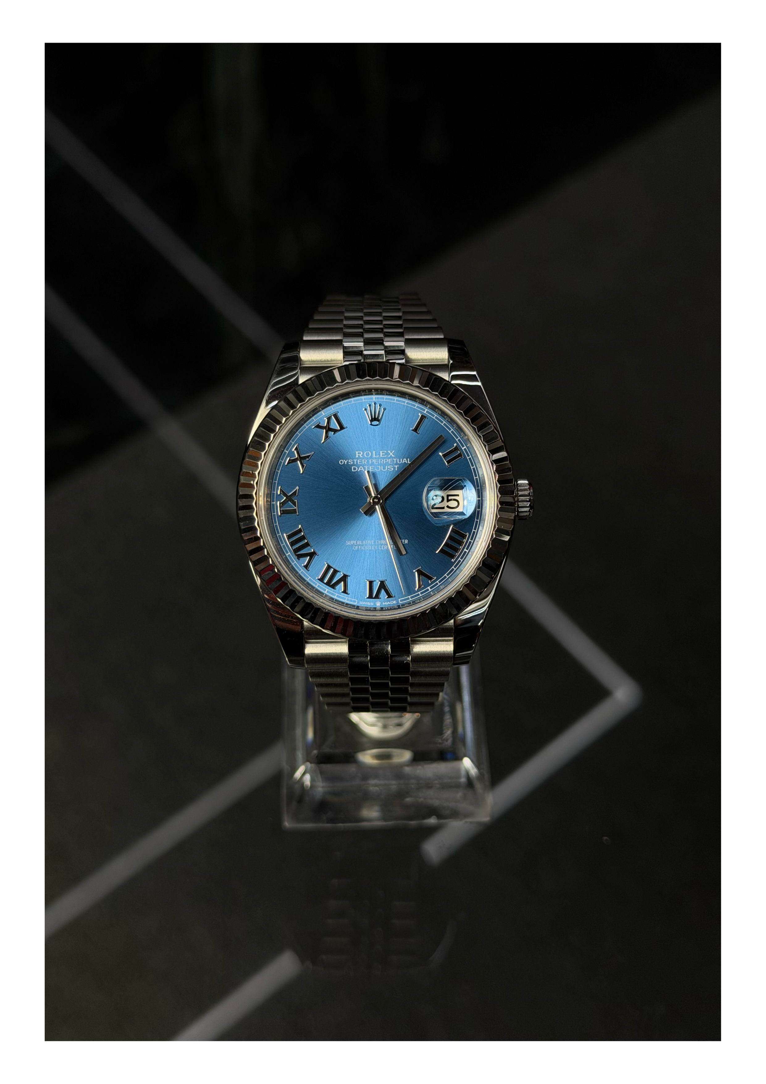 ROLEX DATEJUST AZZURRO