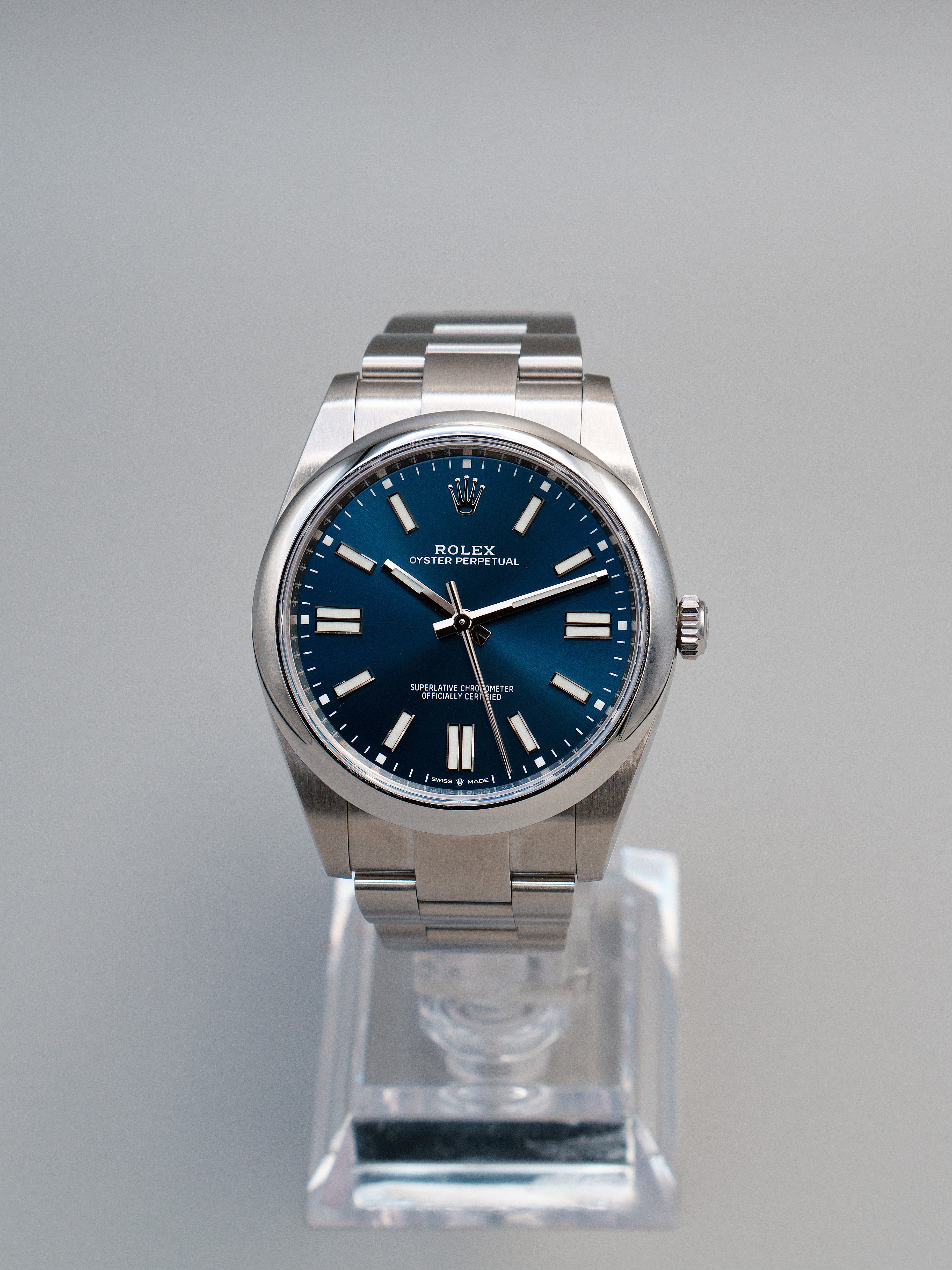 Rolex Oyster Perpetual - Azul