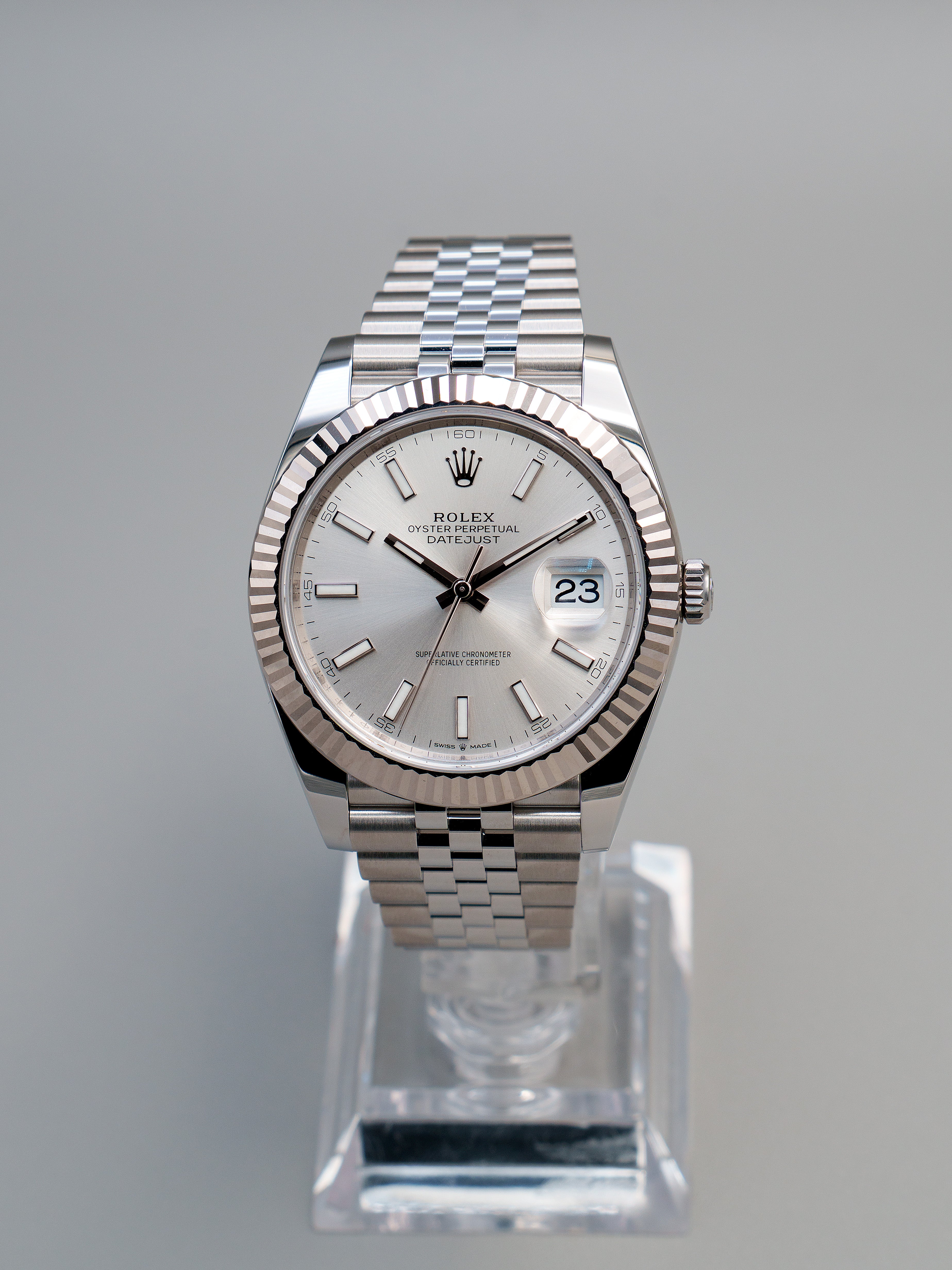 Rolex Datejust Silver Dial (41)