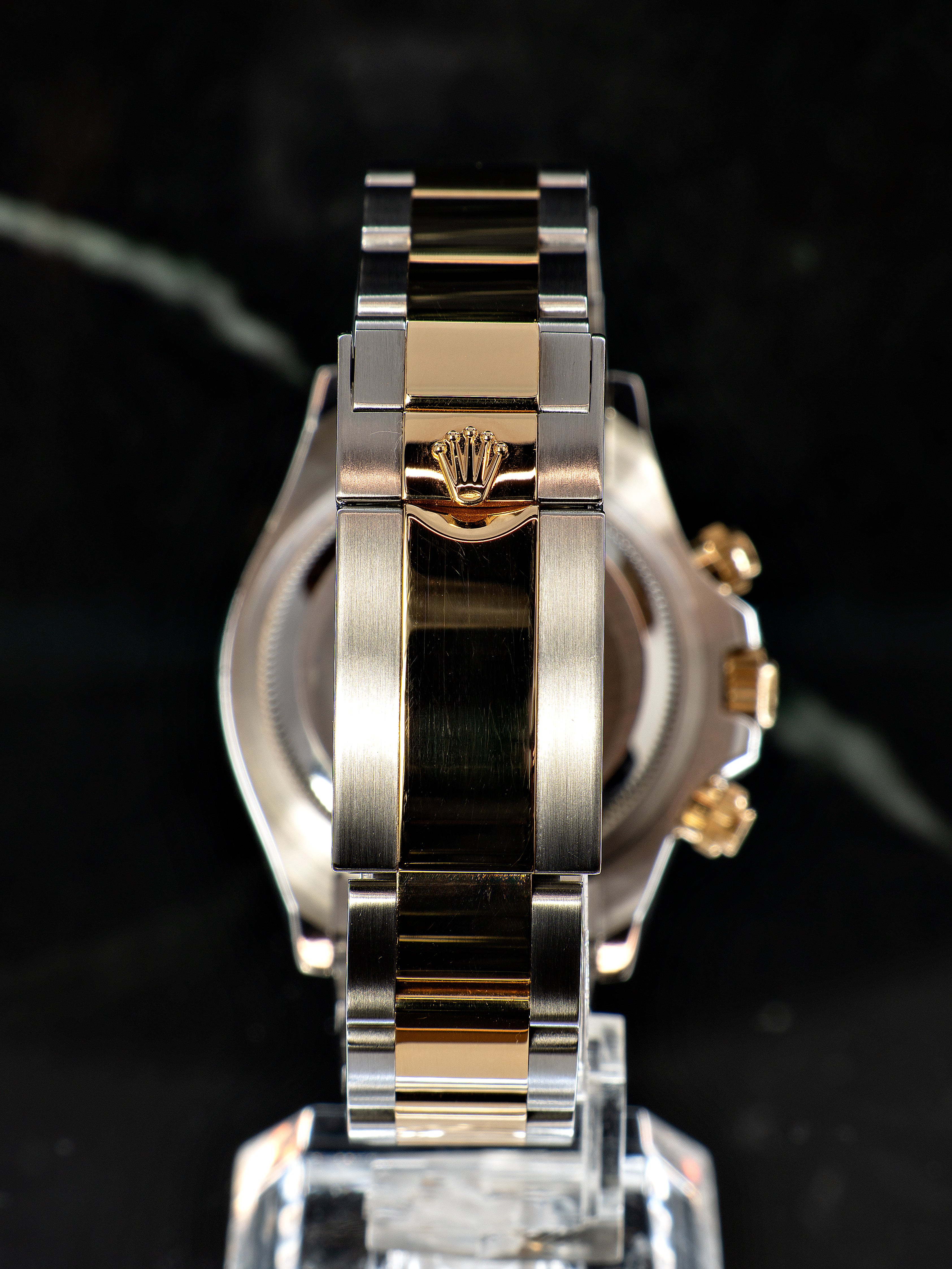 Rolex Daytona Aço/Ouro Amarelo Preto