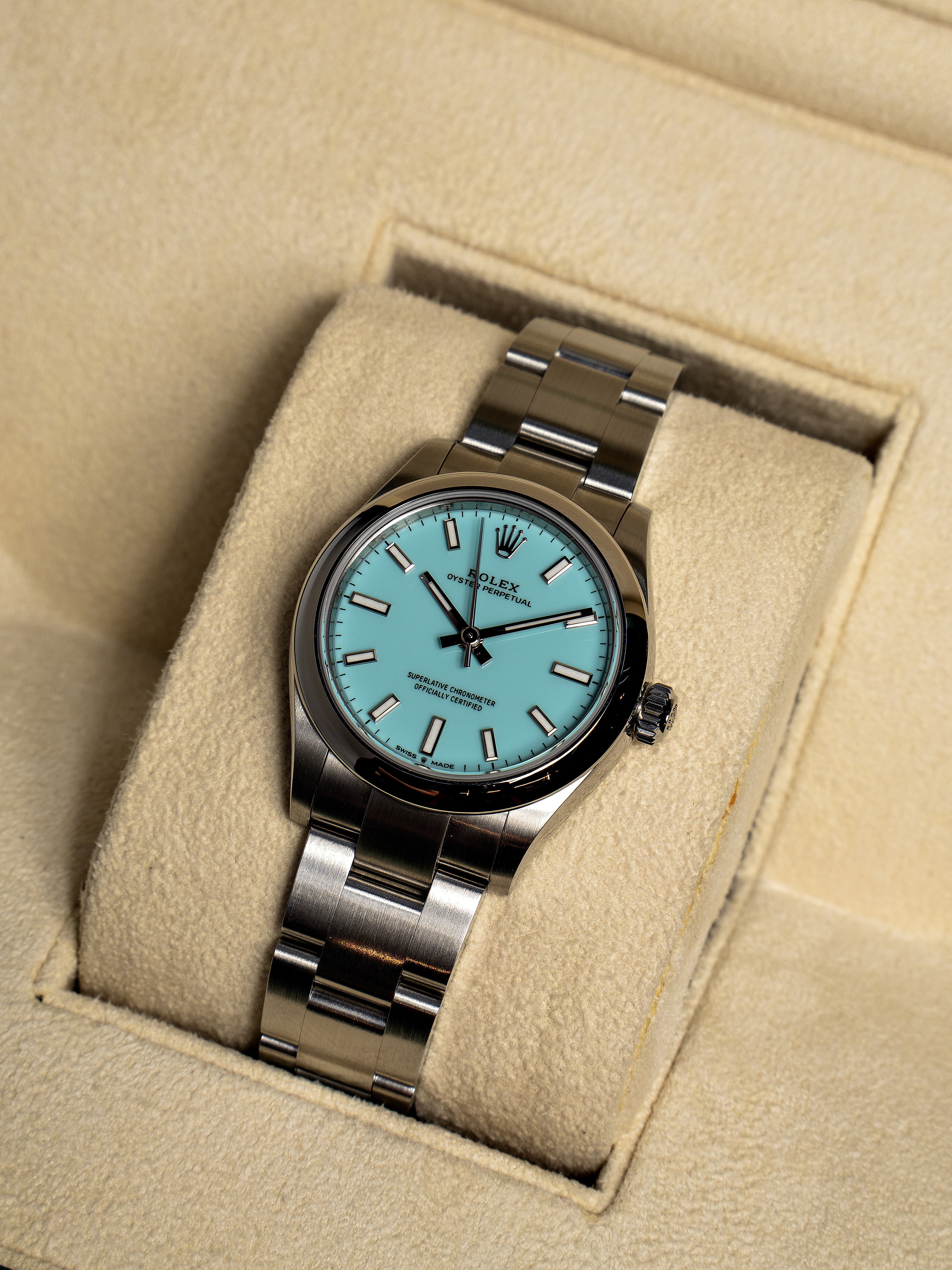 Rolex Oyster Perpetual “Tiffany” 34