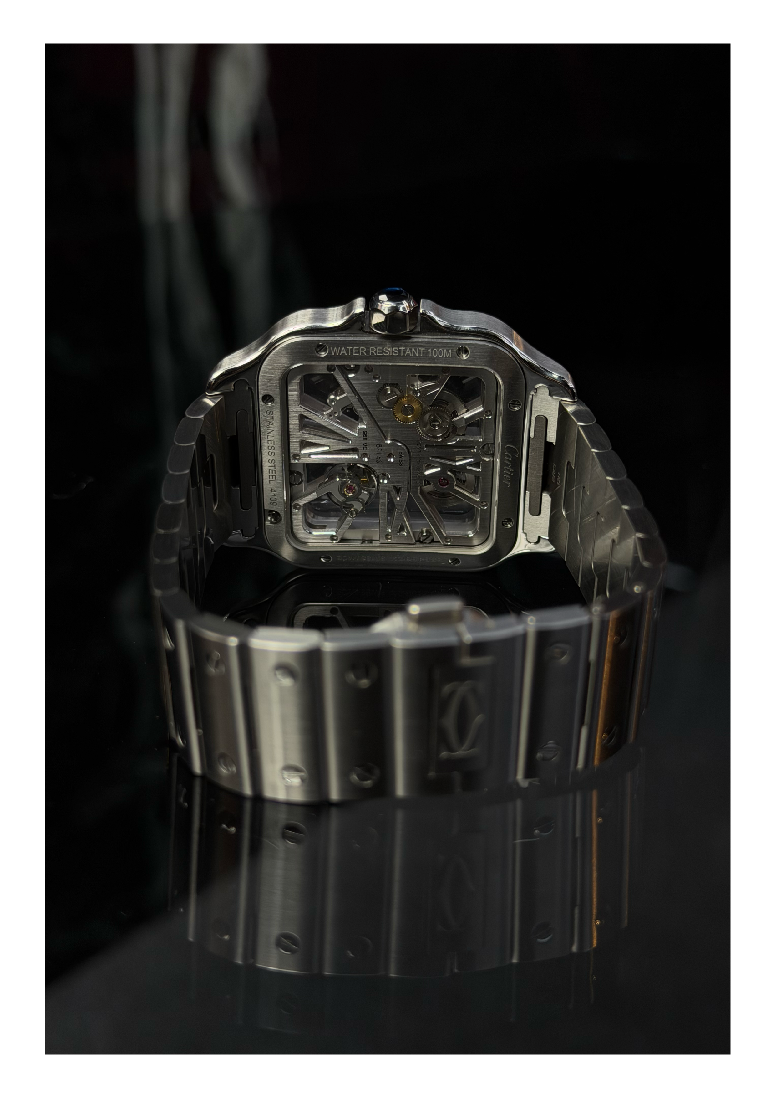 Cartier Santos Skeleton