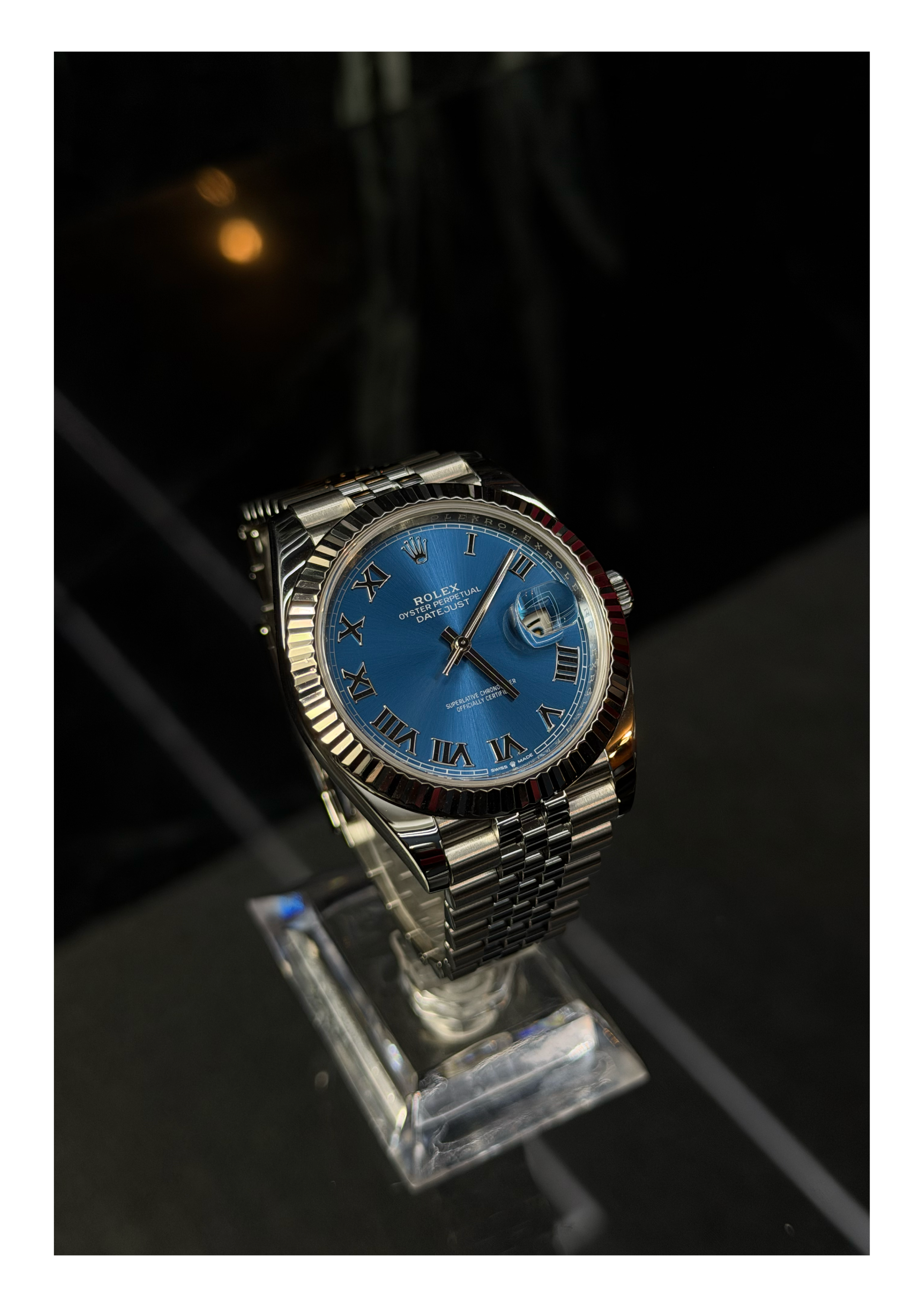 ROLEX DATEJUST AZZURRO