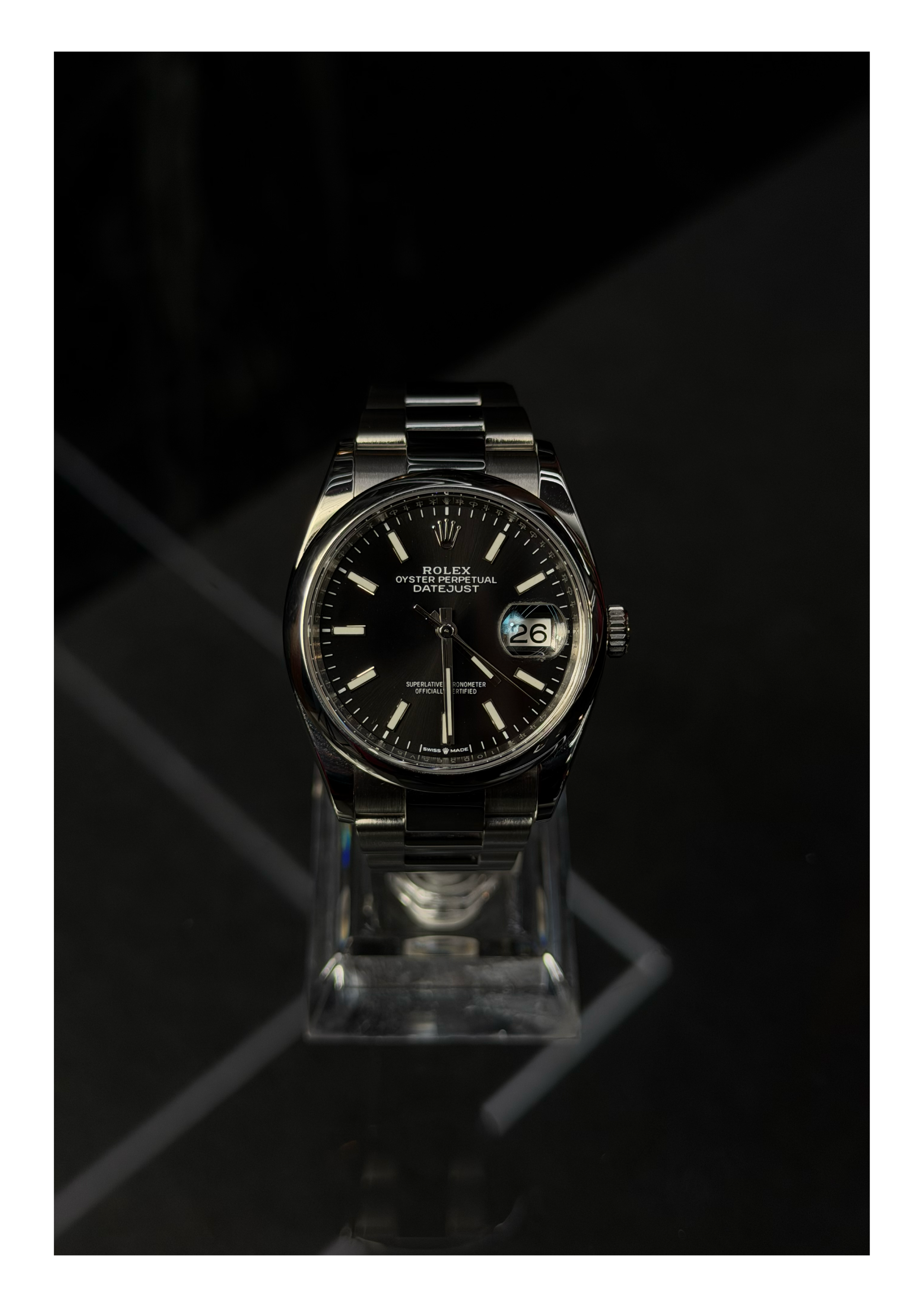 Rolex Datejust Preto Oyster