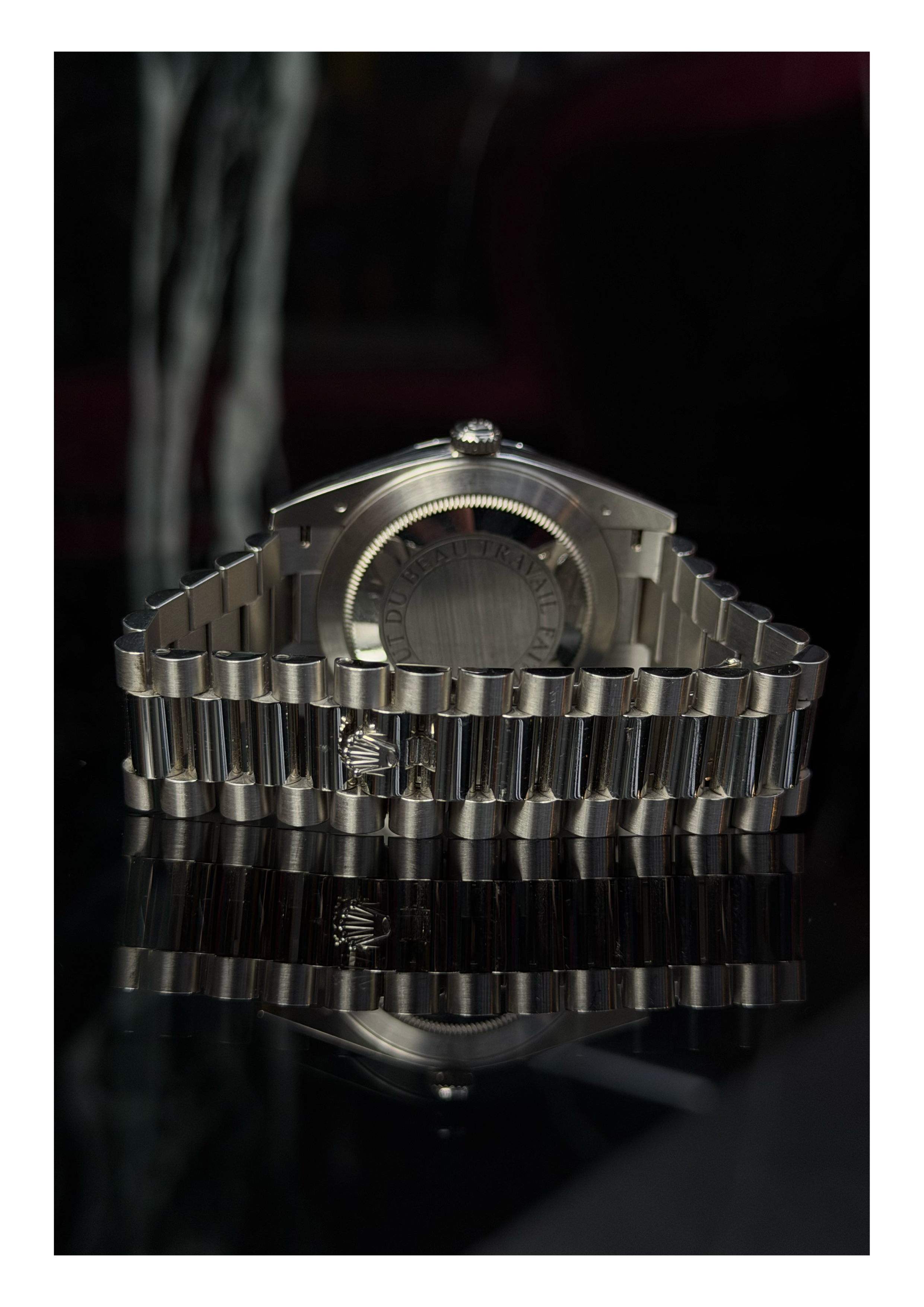 ROLEX DAY-DATE PLATINA METEORITO