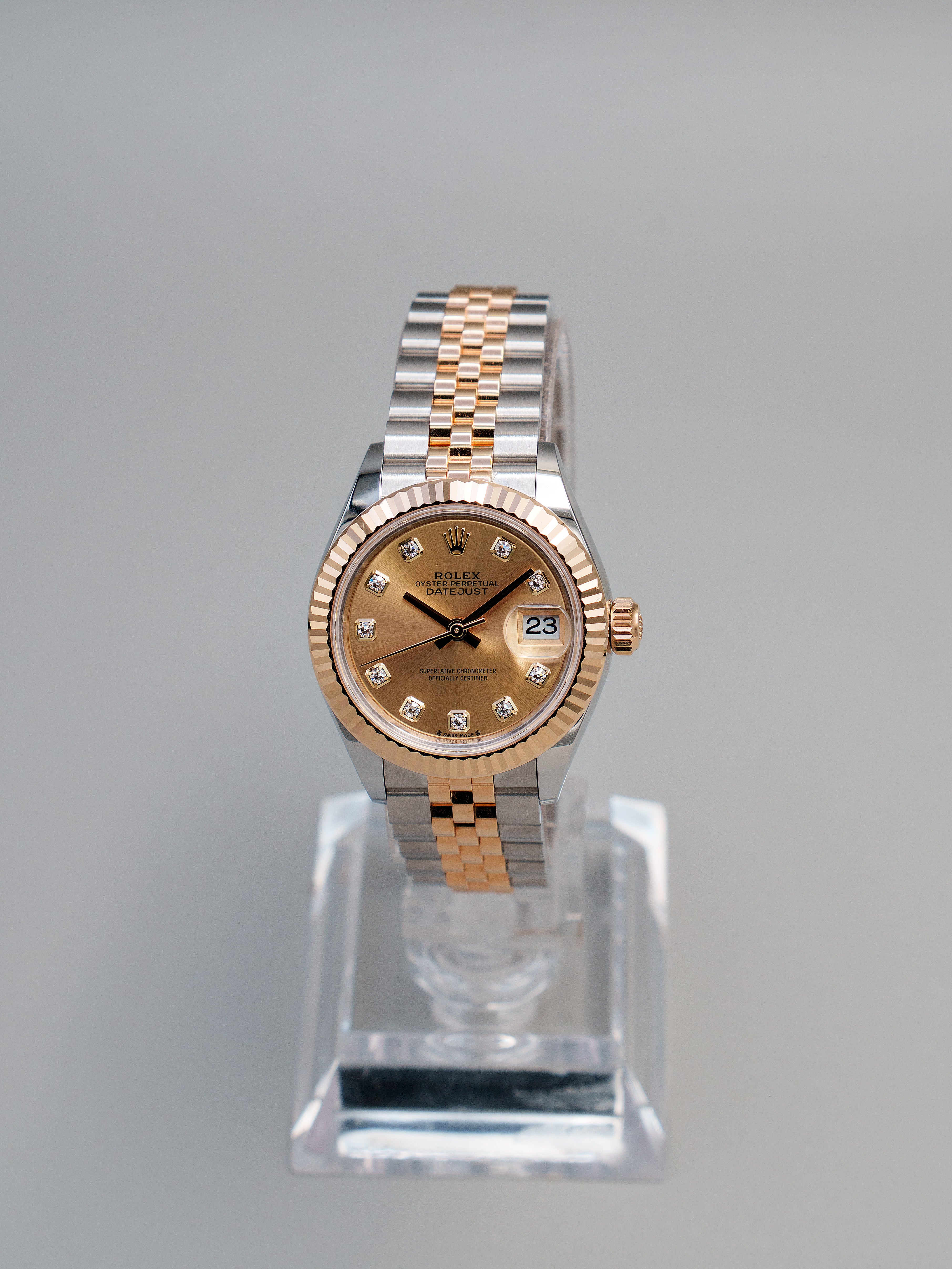 Rolex Lady-Datejust Champagne c/Diamantes