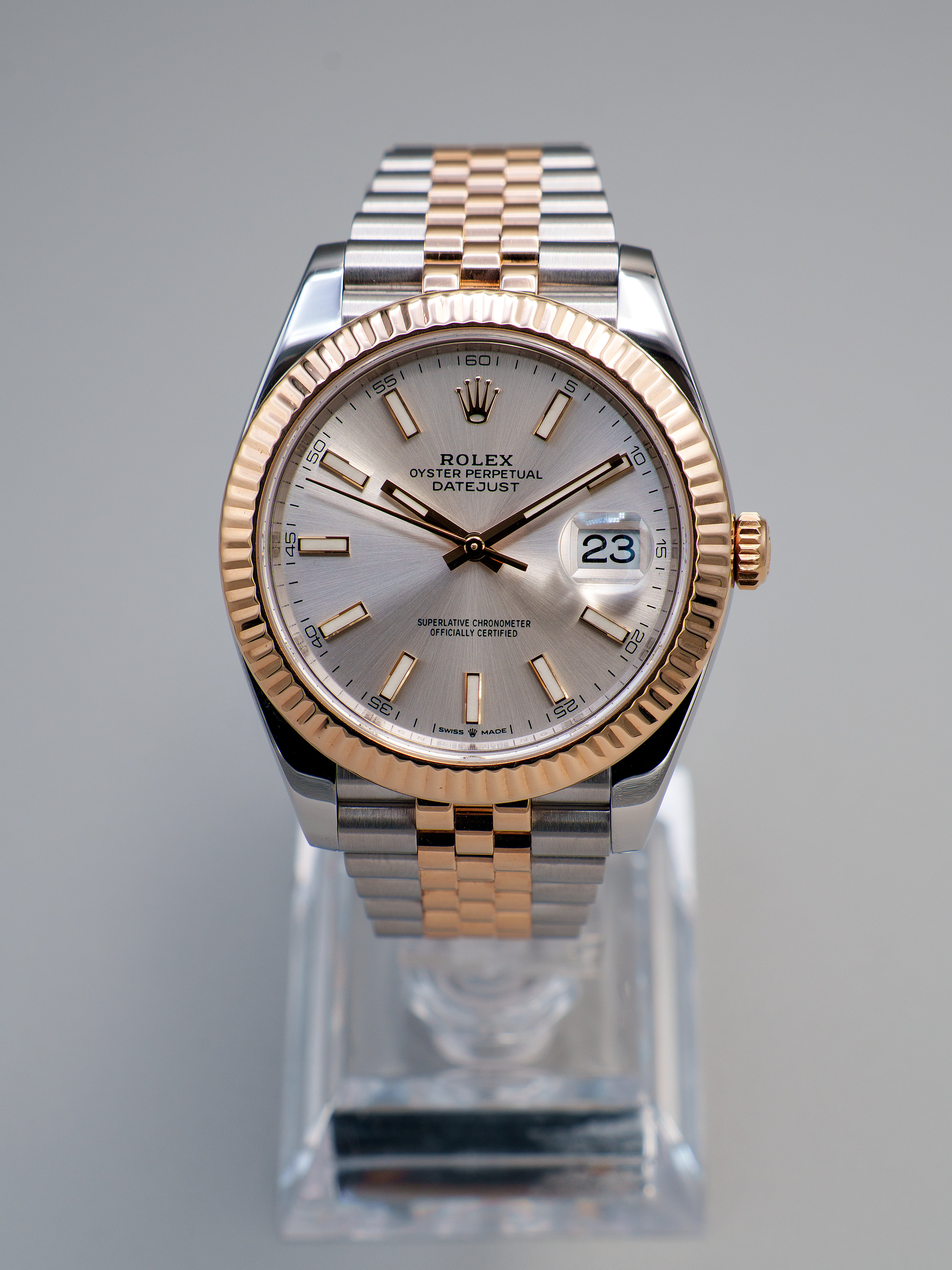 Rolex Datejust 41 - Silver Ouro Amarelo