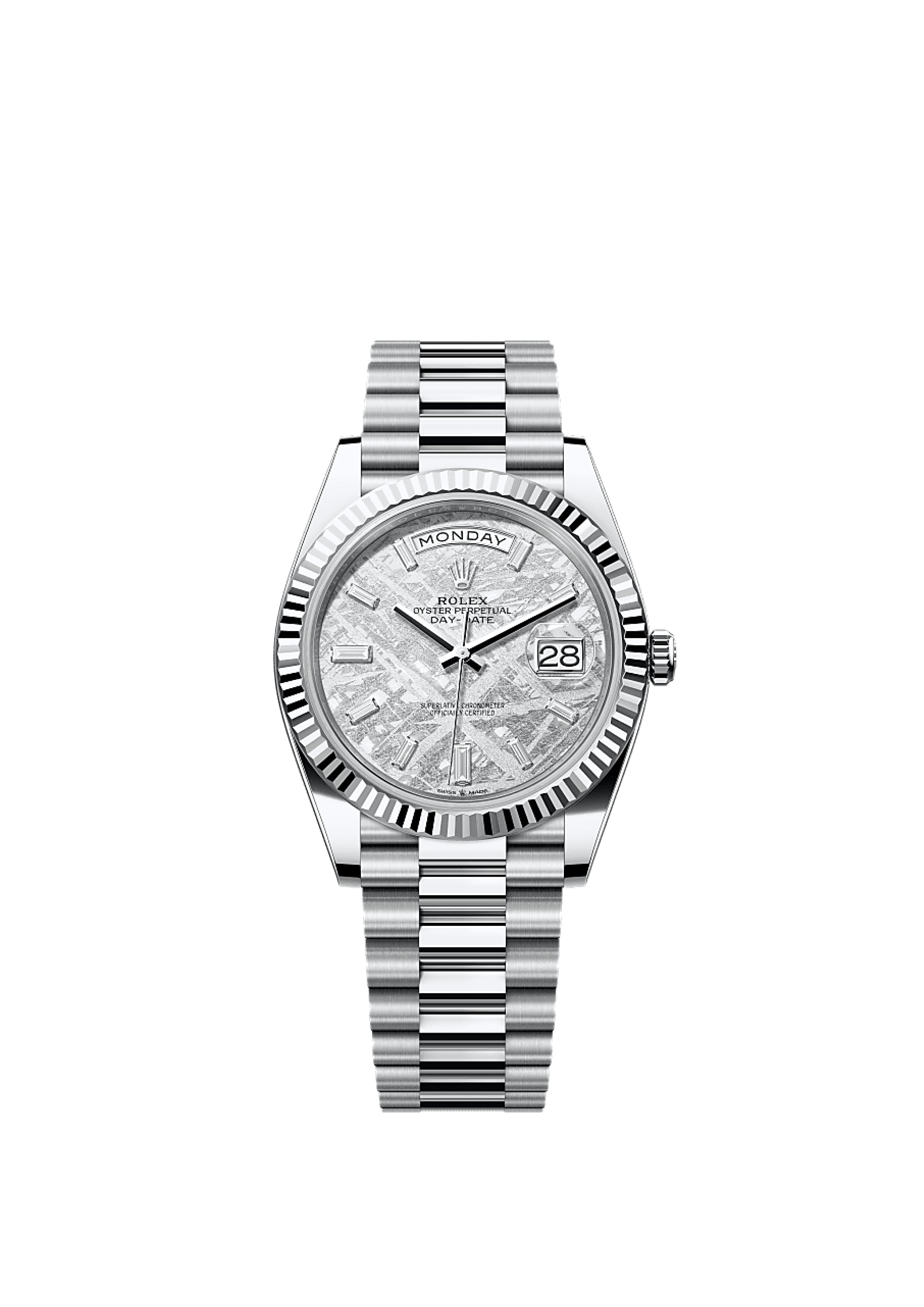 ROLEX DAY-DATE PLATINA METEORITO