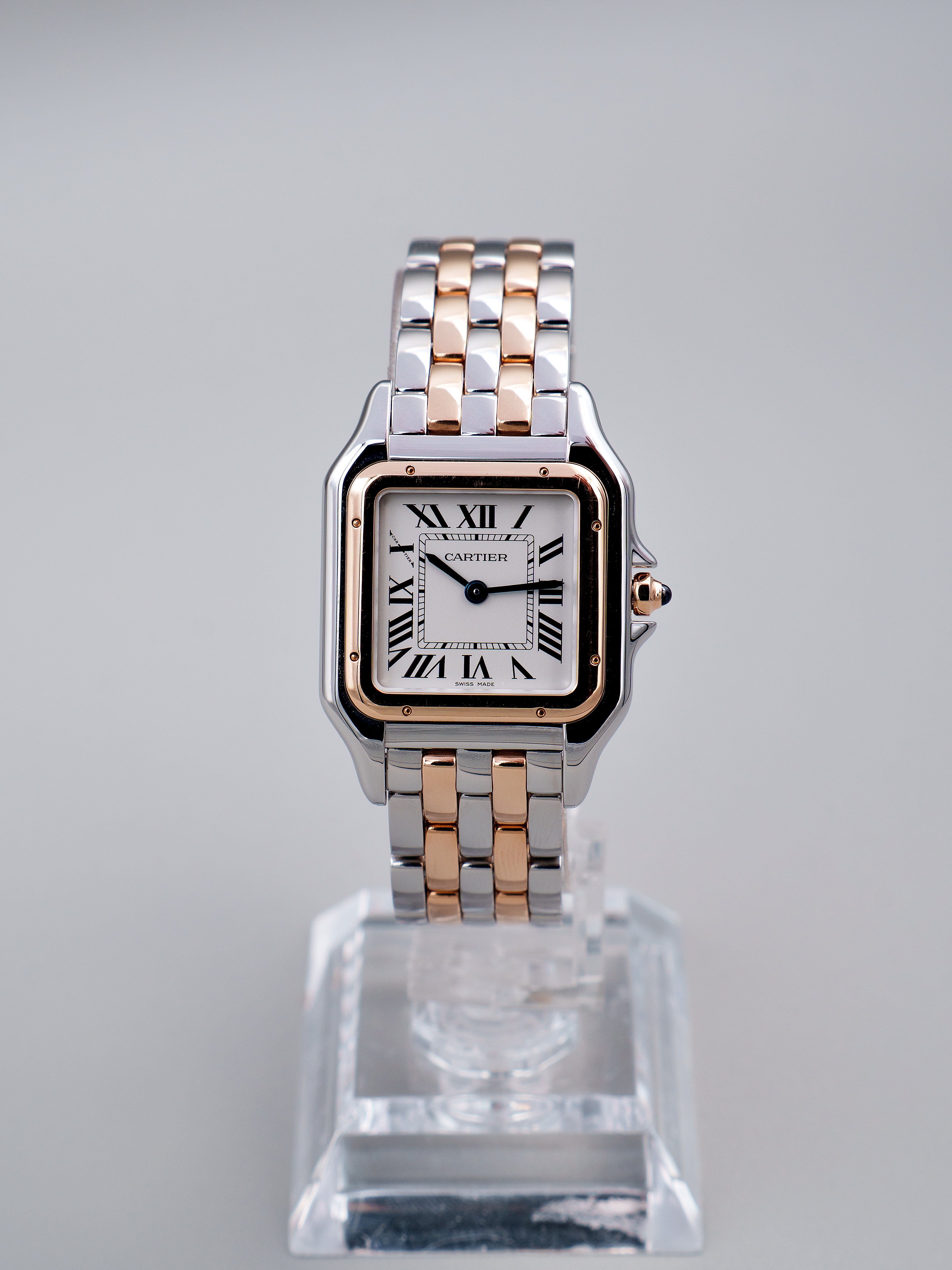 Cartier Panthère Aço/Ouro Médio