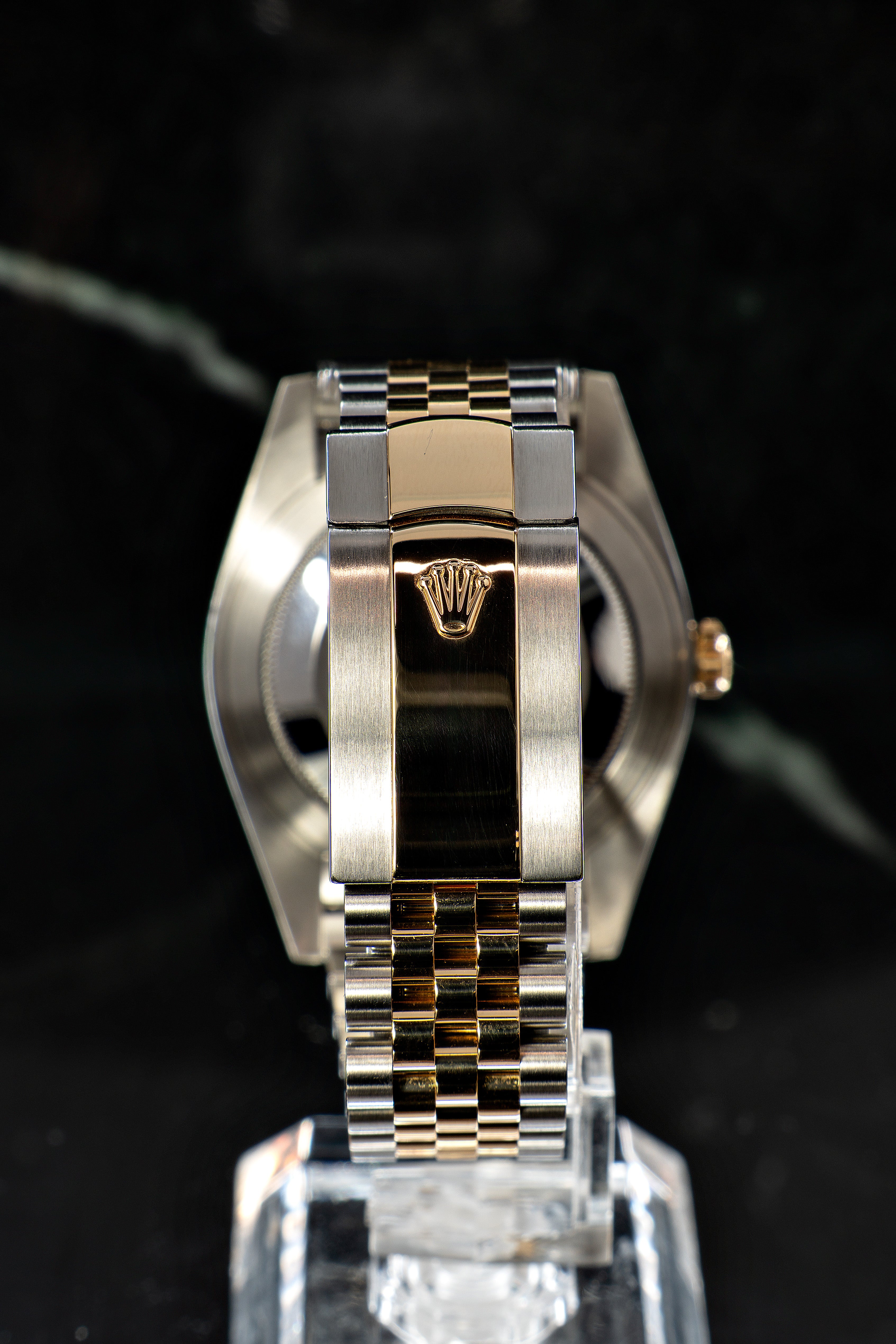 Rolex Datejust Two-Tone Preto (41)