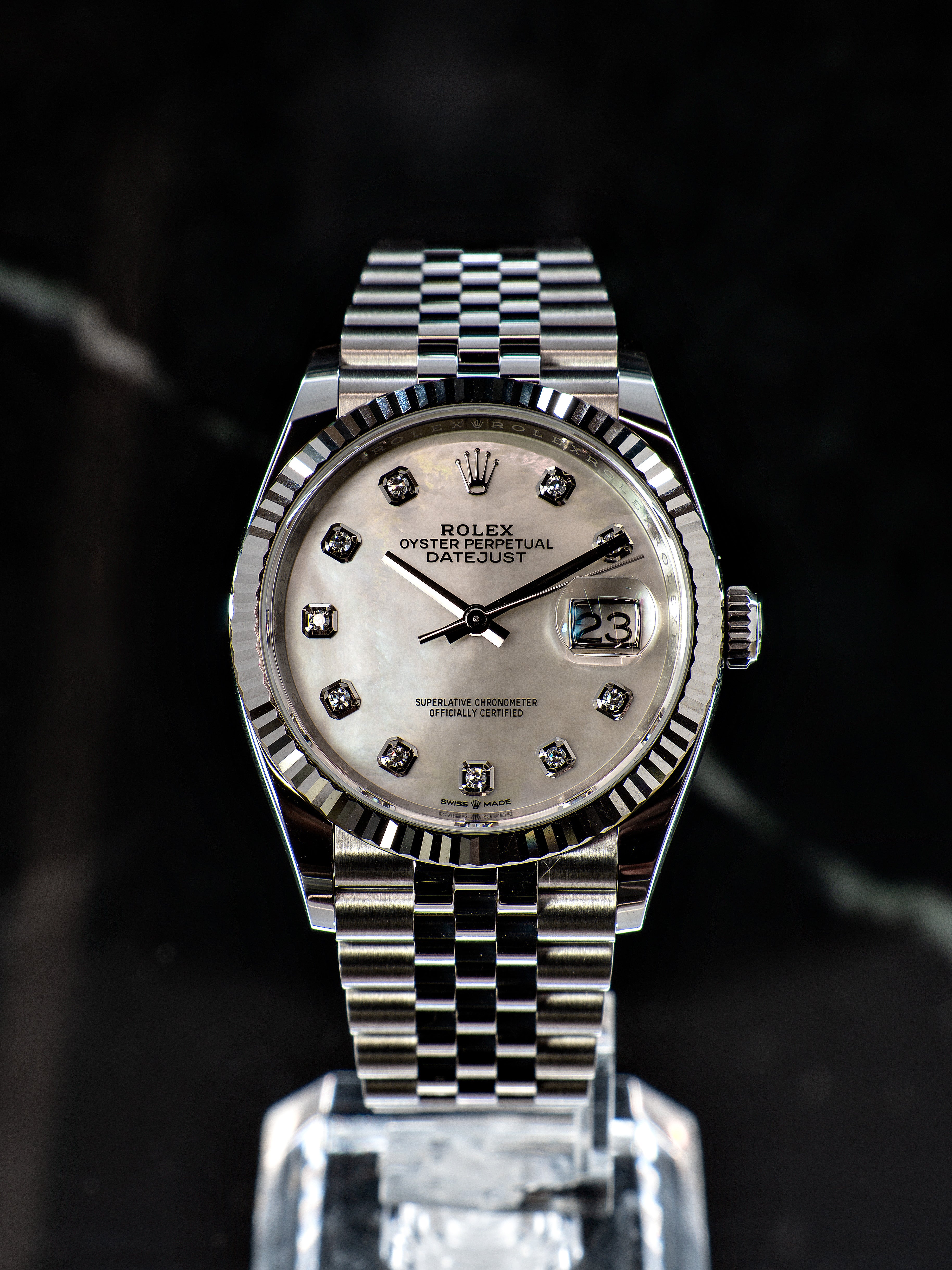 Rolex Datejust (36) Madrepérola c/Diamantes