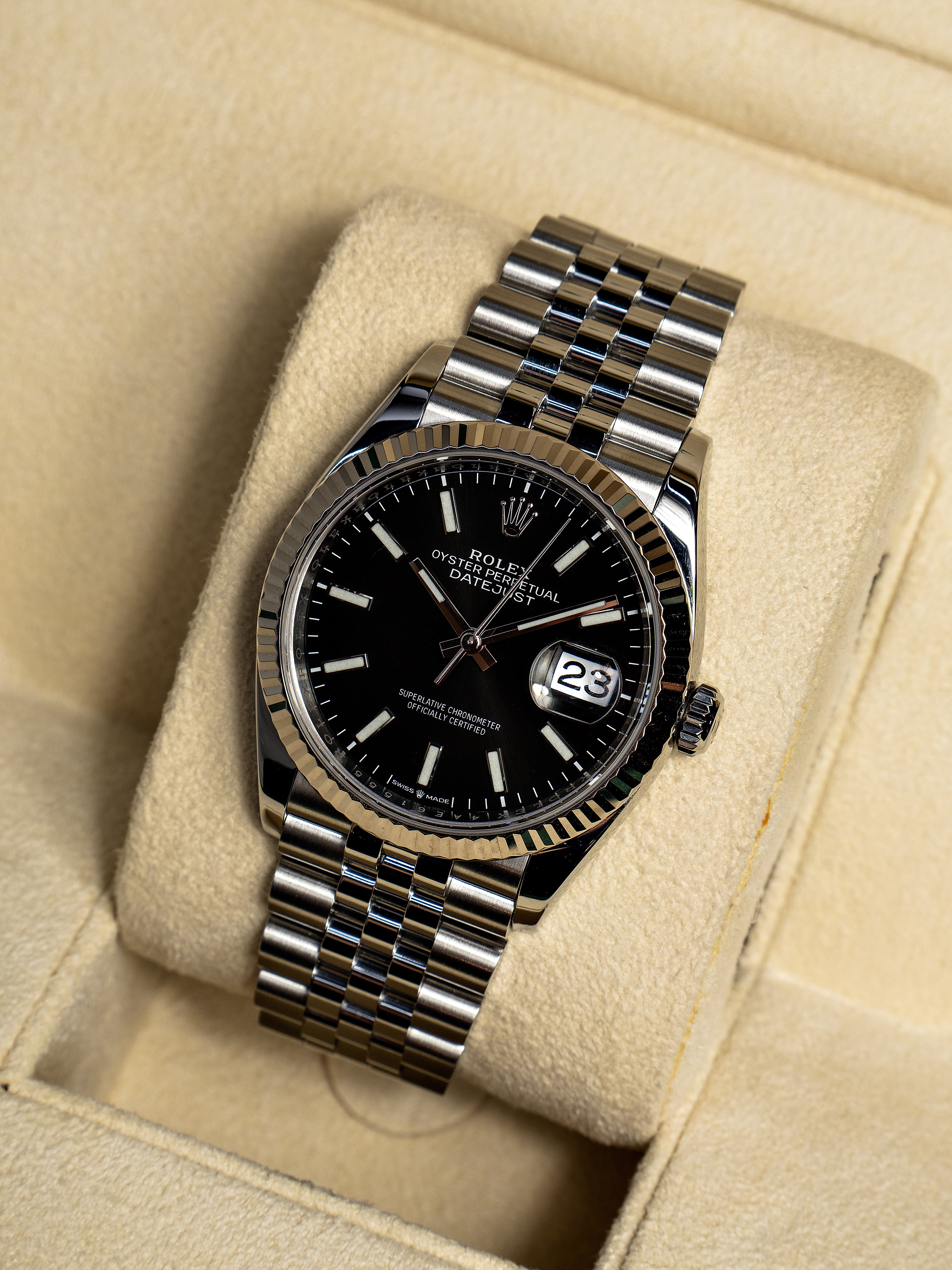 Rolex Datejust Preto 36