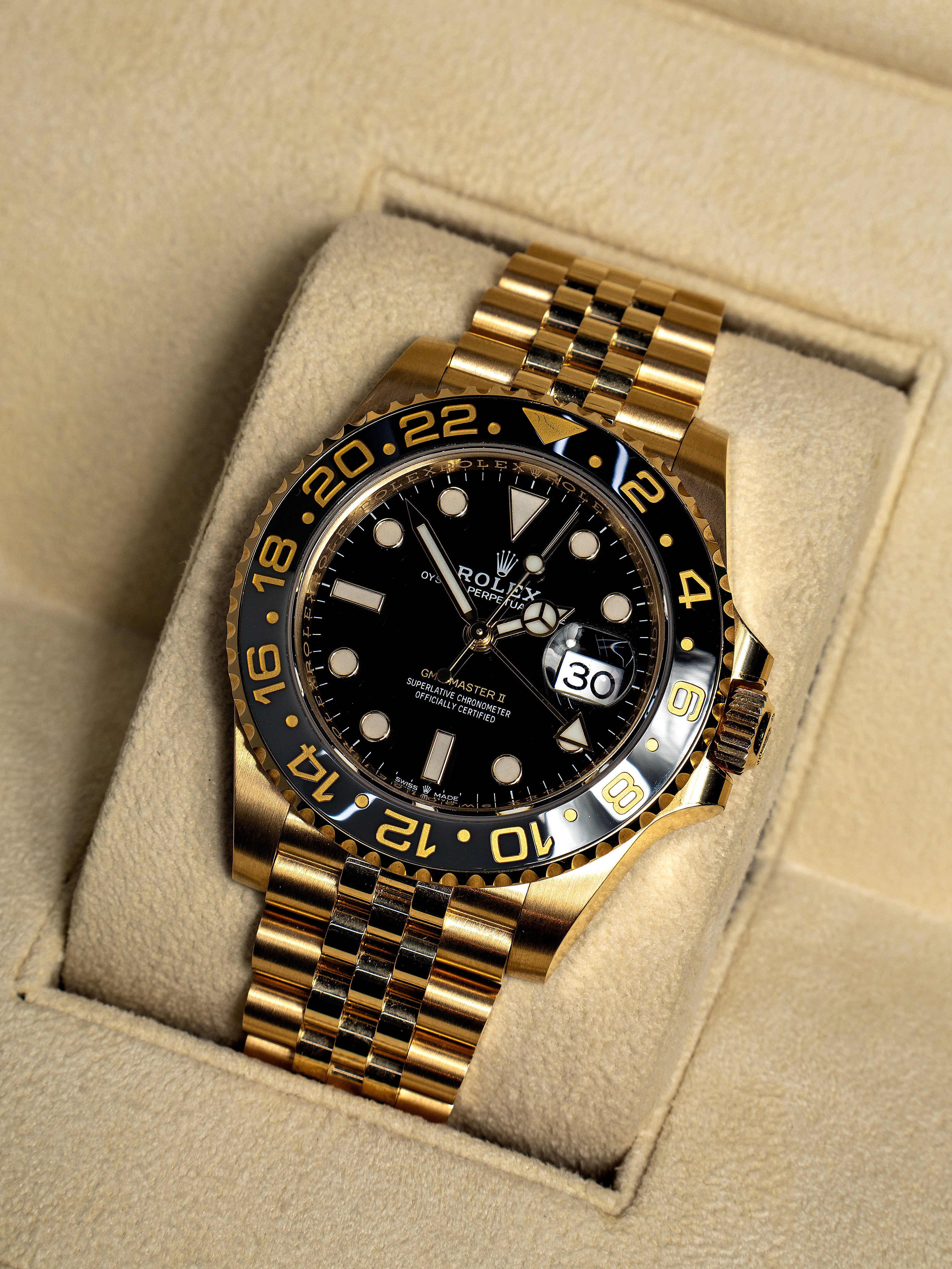 Rolex GMT-Master II Zombie Ouro Amarelo