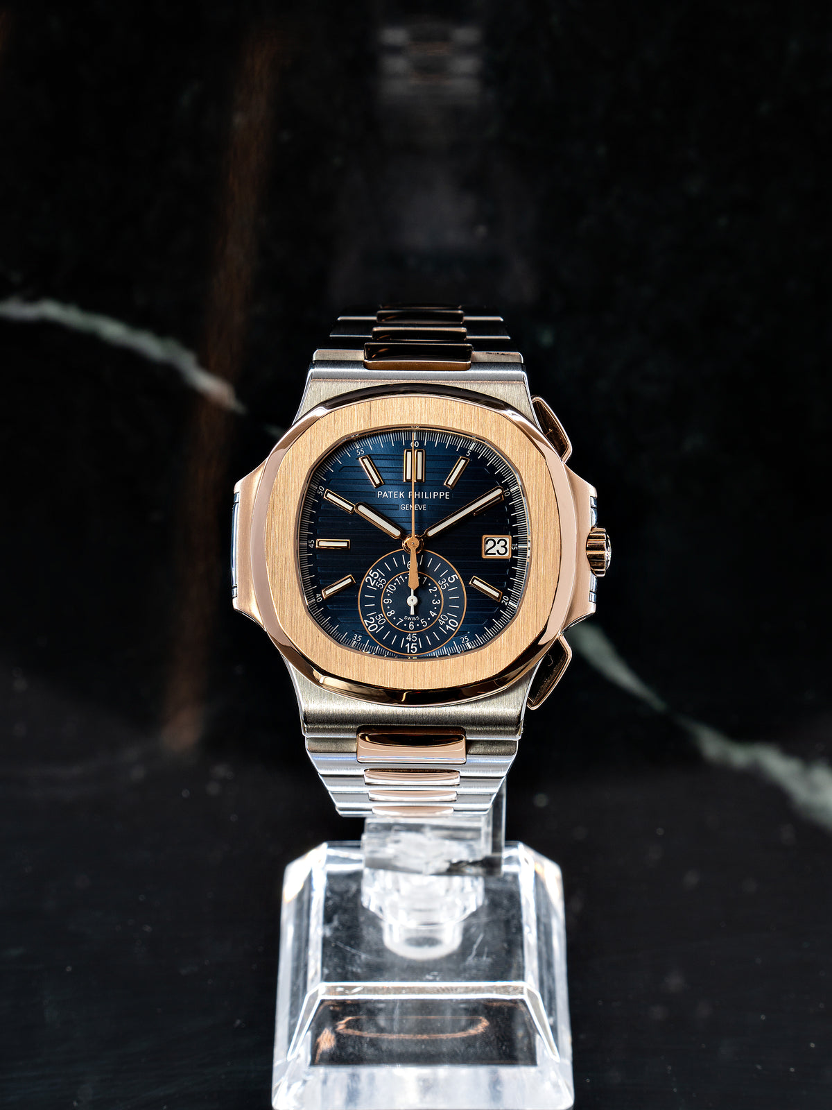 PATEK NAUTILUS AÇO/OURO ROSA 5980/1AR