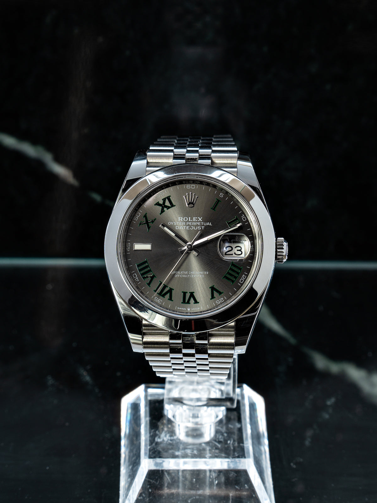 Datejust Wimbledon Aro Liso