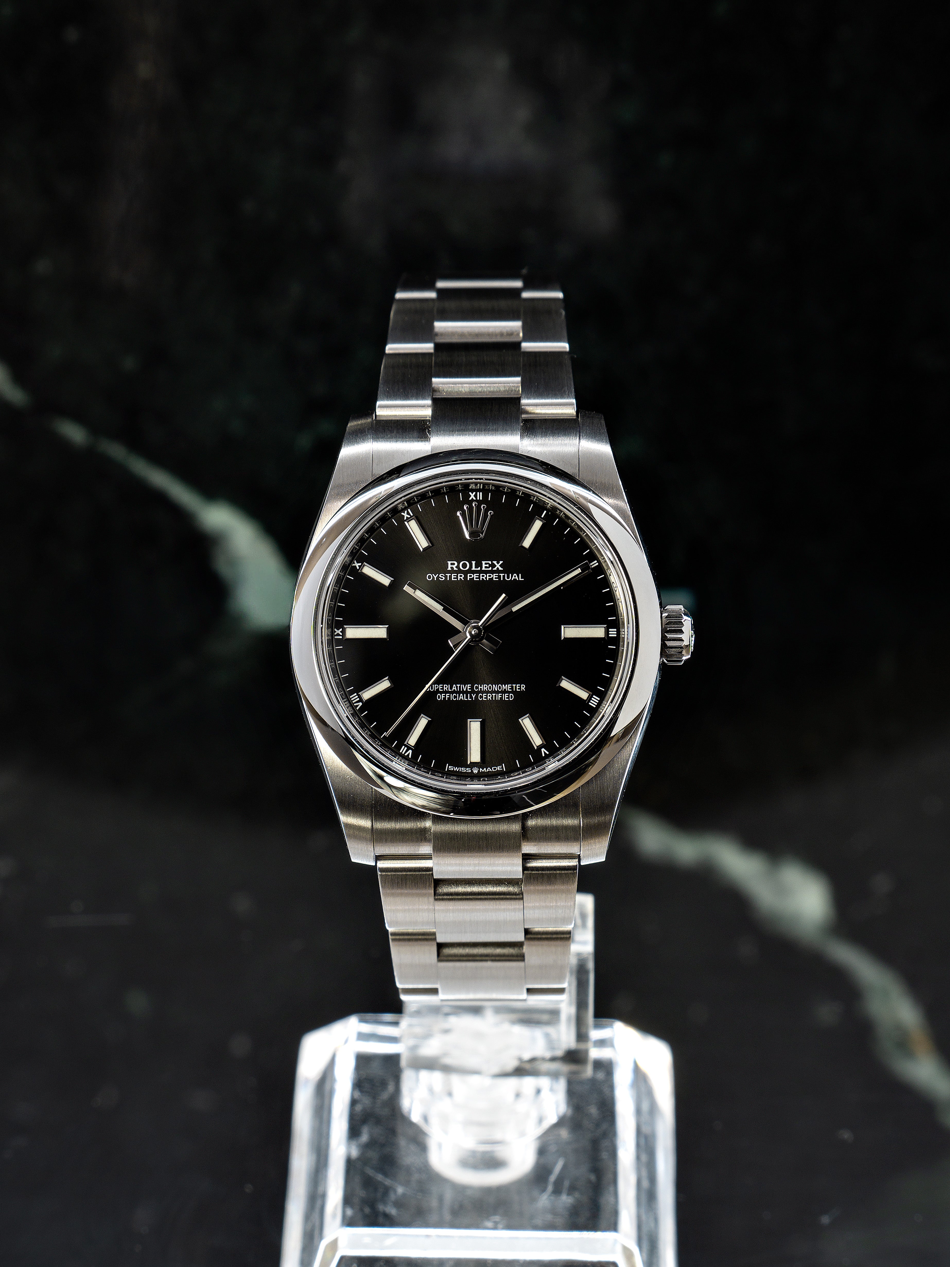 Rolex Oyster Perpetual Preto  (36)