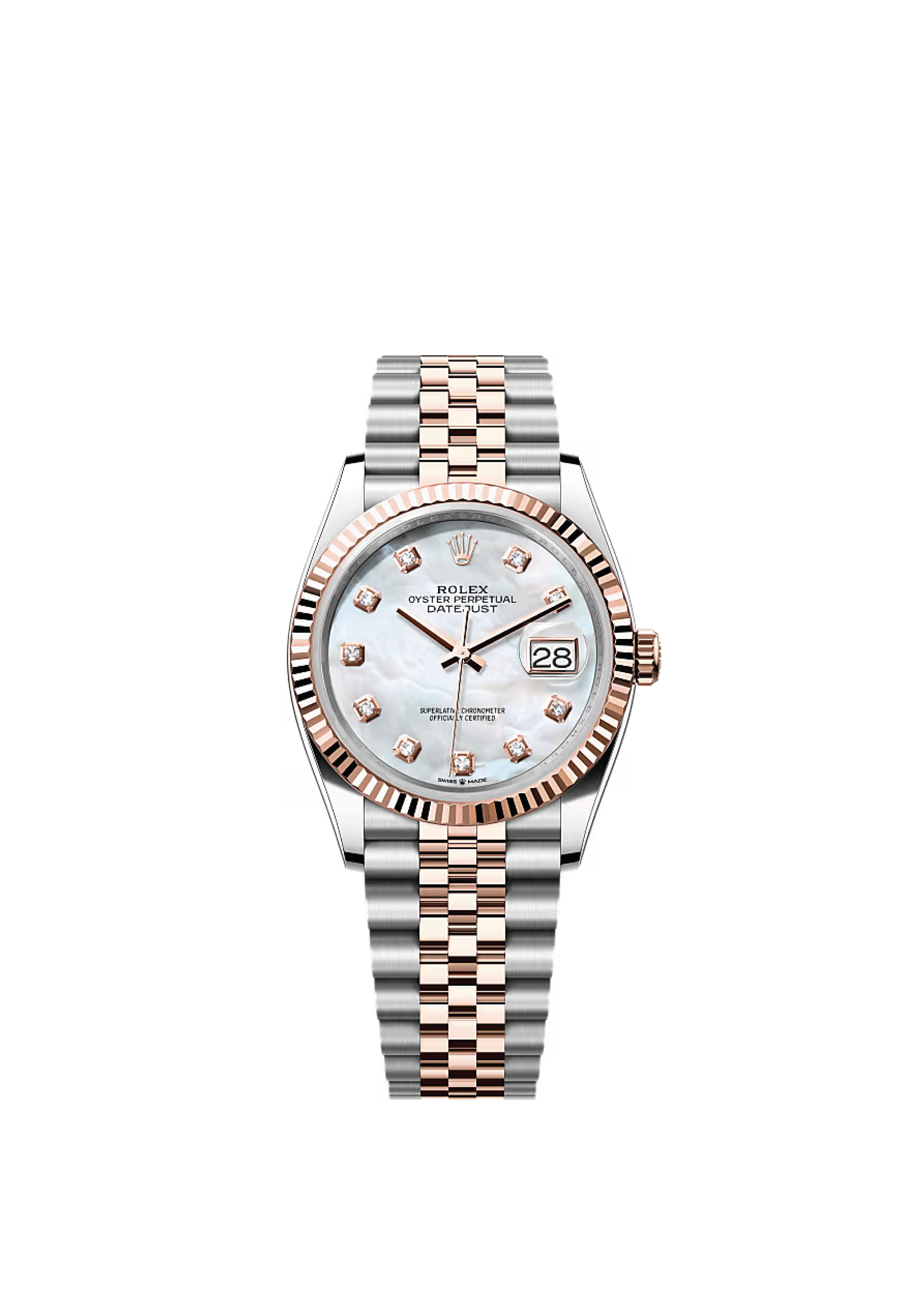 Rolex Datejust (36) Rose Gold Madrepérola