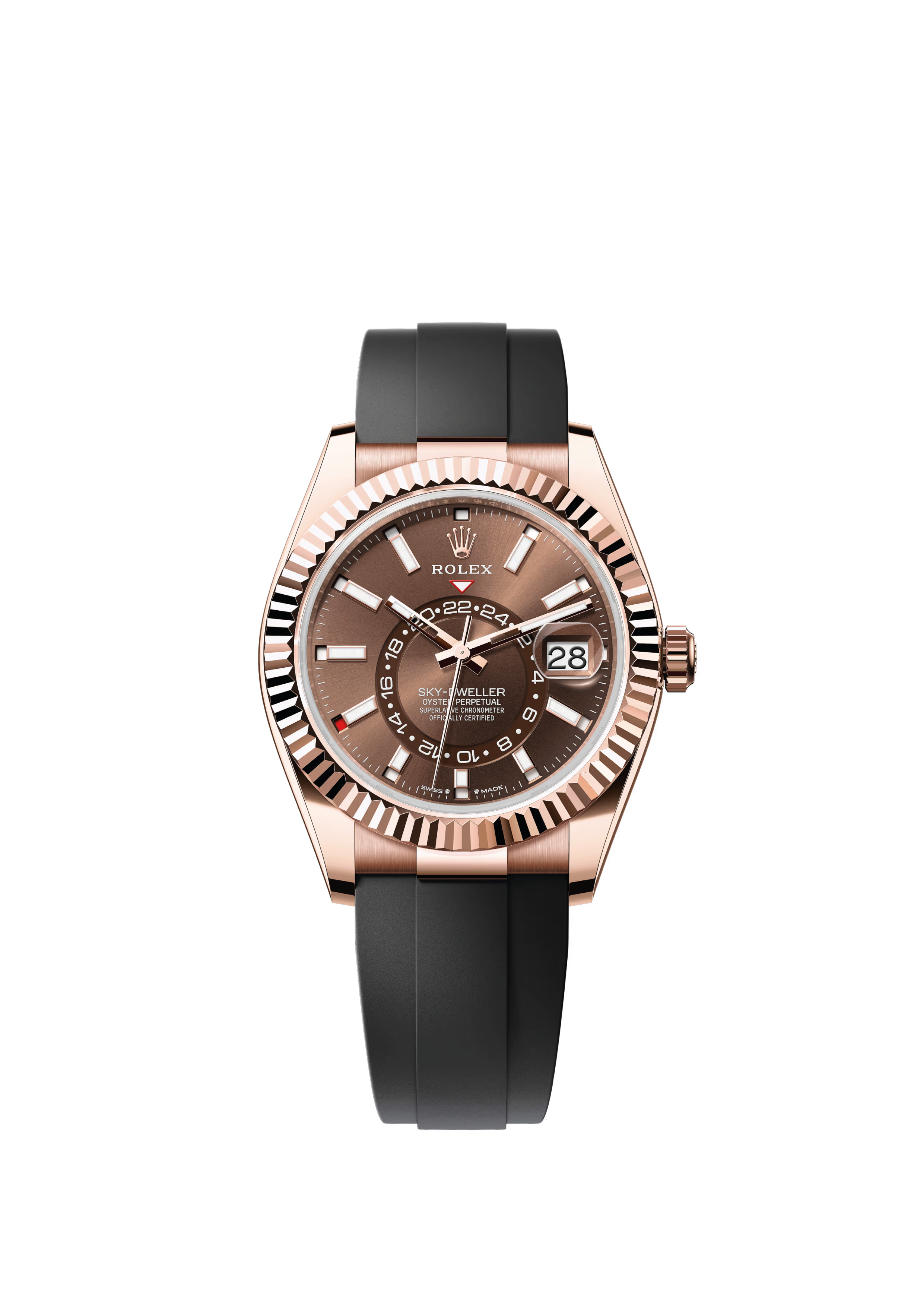 Rolex Sky-Dweller Choco Rose Gold
