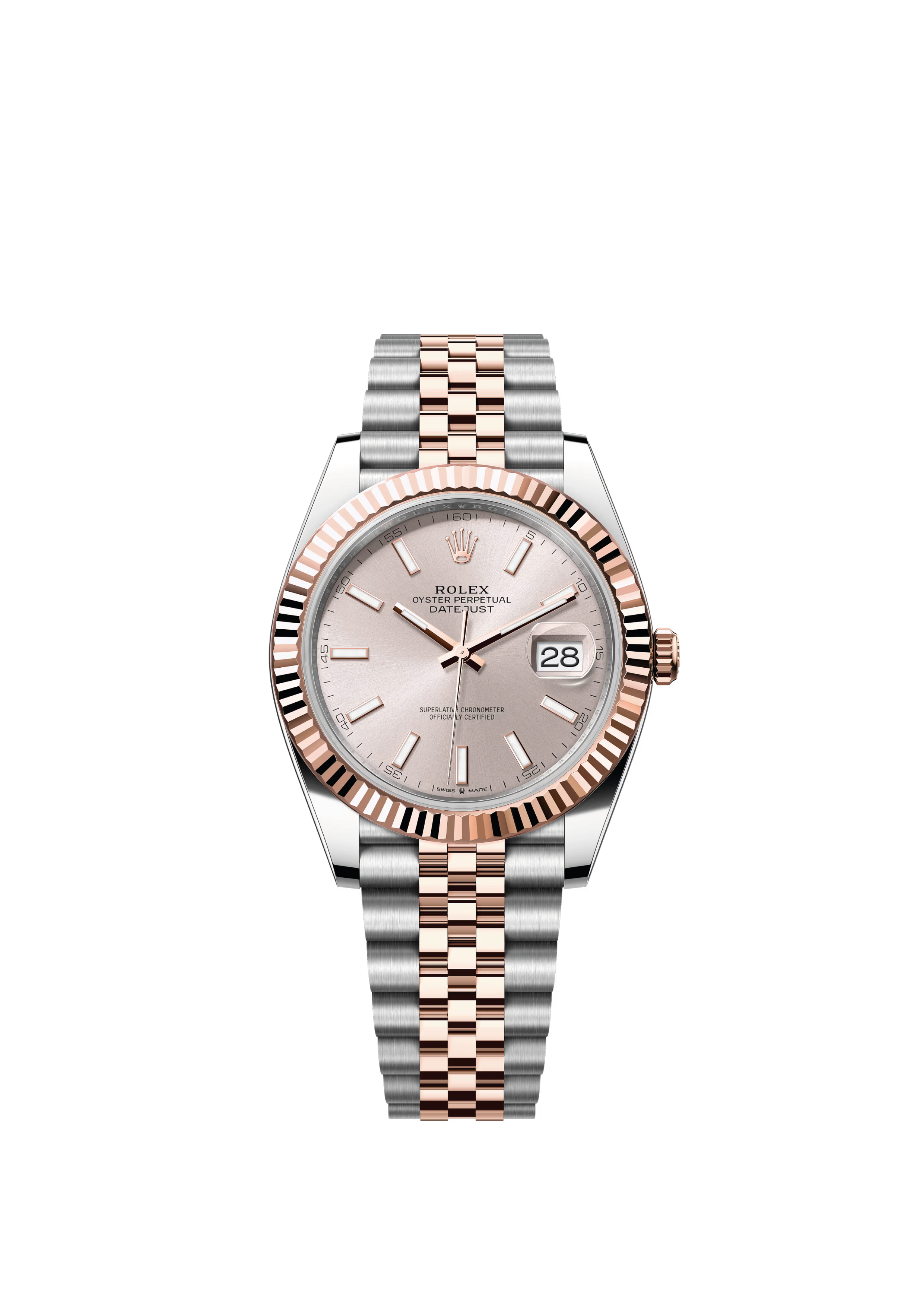 Rolex Datejust (41) - Sundust Ouro Rosa